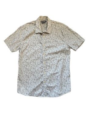 Men’s Stitch Note Shortsleeve Button-down Shirt